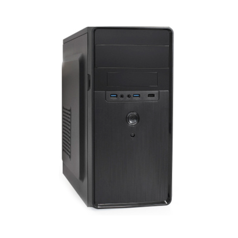 Корпус Mini-Tower ExeGate BA-309U2 черный [0.5 мм, БП 400 Вт] [EX286439RUS]