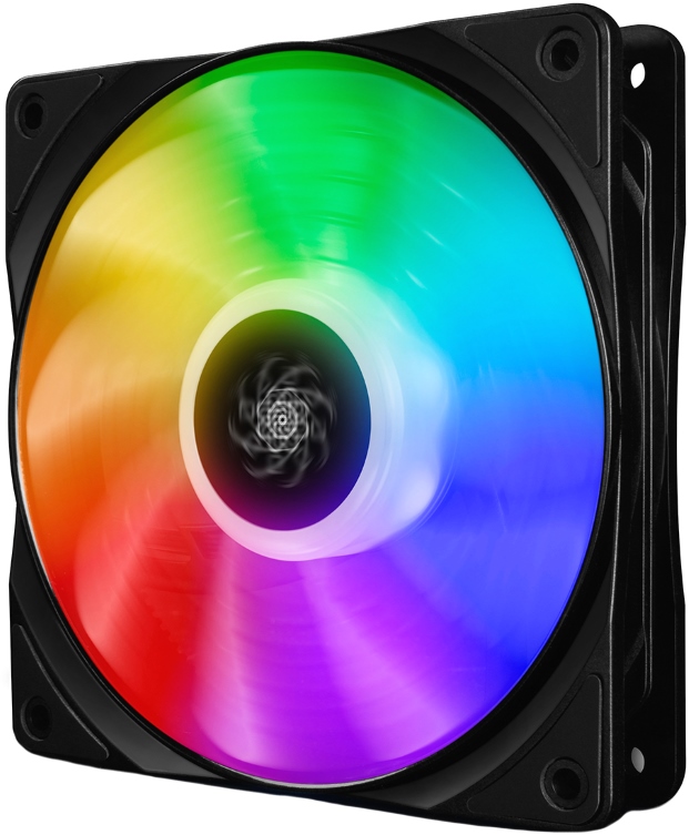 Вентилятор DEEPCOOL CF120 (3 IN 1) RGB 120x120x25мм (16шт./кор, 3xCF120, PWM, Addresable RGB подсве