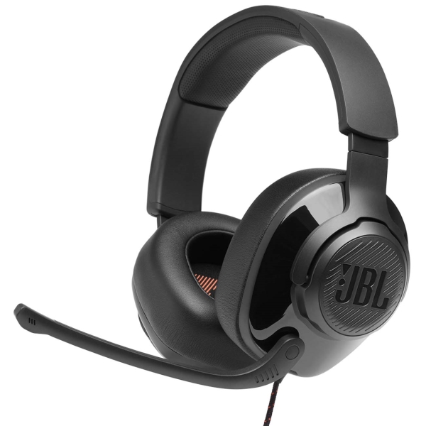 Наушники игровые JBL QUANTUM 200 [закрытые, 20–20000 Гц, микр., 3.5мм, черные]