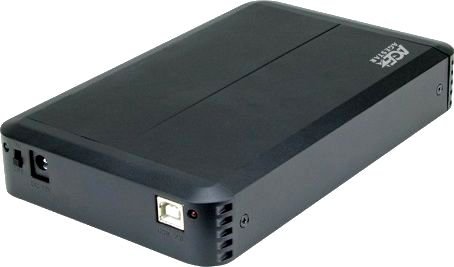 Внешний корпус для HDD AgeStar 3UB3O8 SATA USB3.0 пластик/алюминий черный 3.5"