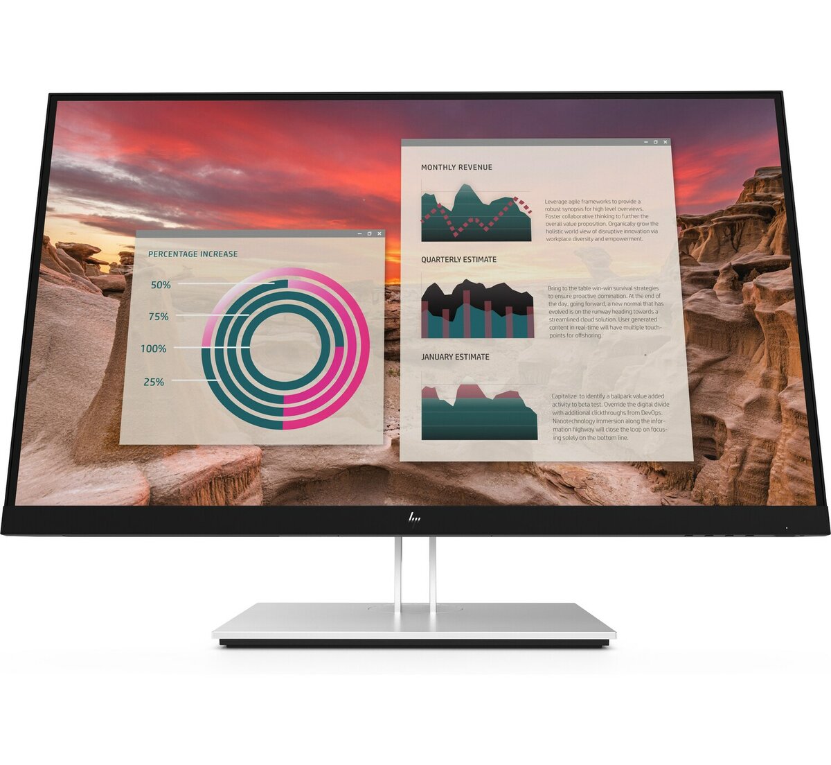 Монитор HP E27 G4 (189T3AA), 1920x1080, 60 Гц, IPS, черный