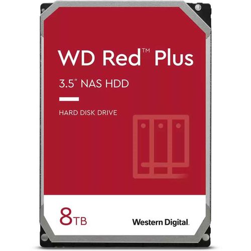 Жесткий диск Western Digital Red Plus 8TB SATA-III (WD80EFBX)