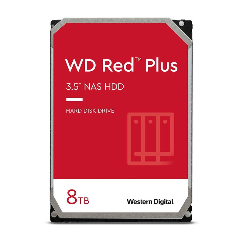 Жесткий диск Western Digital Red Plus 8TB SATA-III (WD80EFBX)