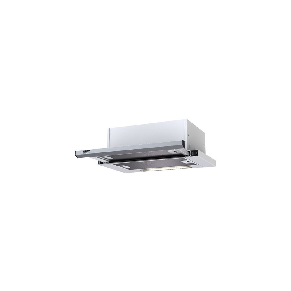 Вытяжка KRONA KAMILLA slim 500 inox/inox  [встр, 50 см, 390 м³/ч, кнопки, сереб/сереб]
