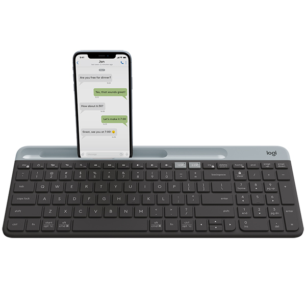 Клавиатура Logitech Keyboard Slim K580 Bluetooth Multi-Device GRAPHITE