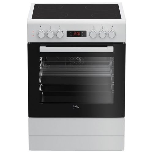 Электрическая плита BEKO FSM 67300 GWS, белый/черный