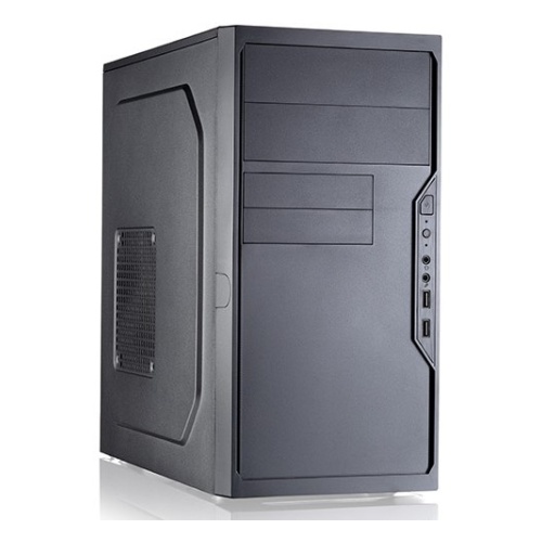 Корпус Minitower Foxline "FL-733R-FZ450R-U32H-NRP", mATX, черный (450Вт)