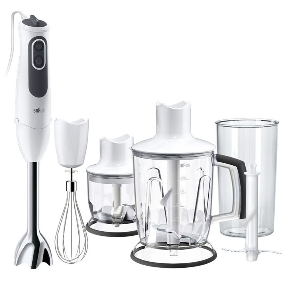 Погружной блендер Braun MQ 3145, белый/серый