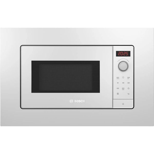 Встраиваемая микроволновая печь Bosch BFL623MW3 [800 Вт, 20 л, пов. мех., дисплей, белый]