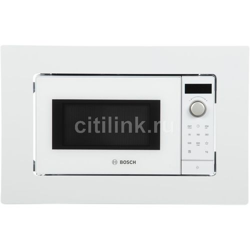 Встраиваемая микроволновая печь Bosch BFL623MW3 [800 Вт, 20 л, пов. мех., дисплей, белый]