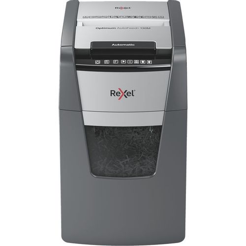 Шредер Rexel Optimum AutoFeed 130M черный с автоподачей (секр.P-5)