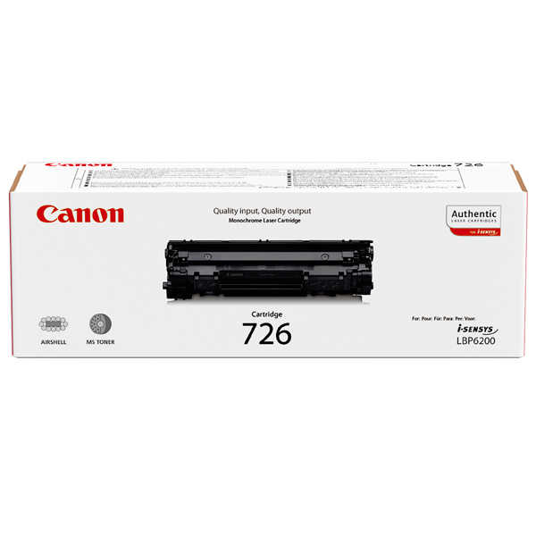 Картридж лазерный Canon 726 3483B002 черный (2100стр.) для Canon LBP-6200d