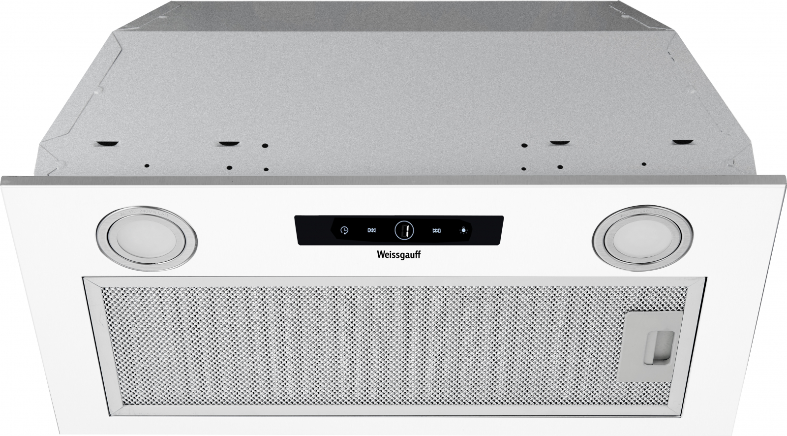 Вытяжка встраиваемая Weissgauff BOX 1200 WH белый управление: сенсорное (1 мотор)