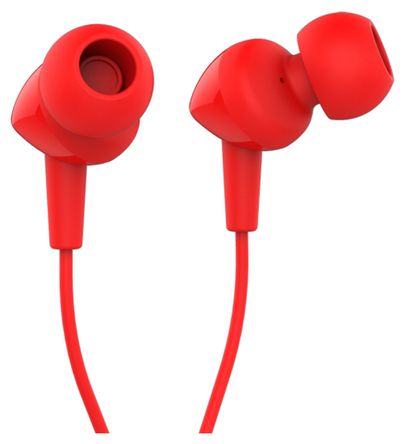 Гарнитура JBL C100SI, 3.5 мм, вкладыши, красный