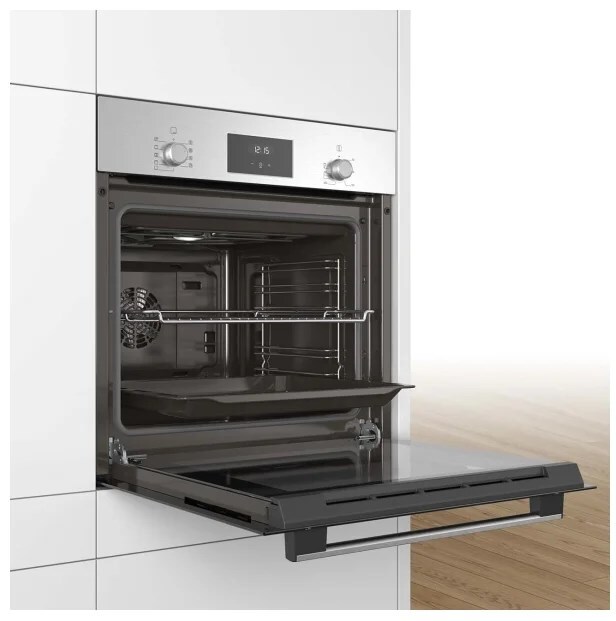 Электрический духовой шкаф Bosch HBF114ES1R, серебристый