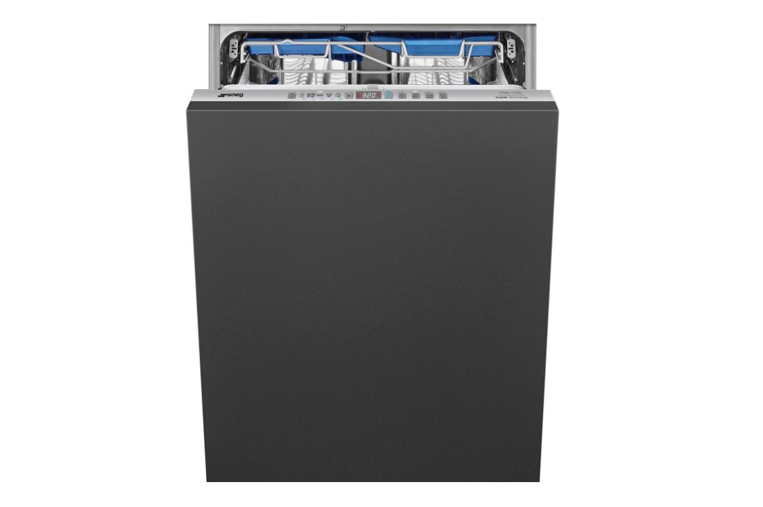 Встраиваемая посудомоечная машина Smeg STL323BQLH [60 см, 14 комп., пр.-11, 3 корз., инвертор, дисп., луч, автоотк., конденс., полн.(корпус+шланг)]