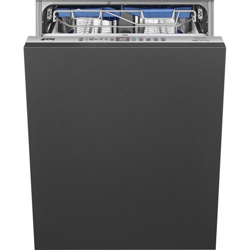 Встраиваемая посудомоечная машина Smeg STL323BQLH [60 см, 14 комп., пр.-11, 3 корз., инвертор, дисп., луч, автоотк., конденс., полн.(корпус+шланг)]