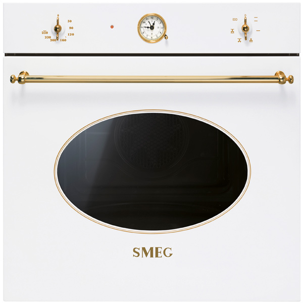 Электрический духовой шкаф Smeg SF800B [70 л, эмалированная сталь, традиционная, белый]