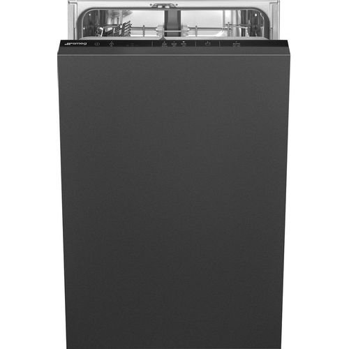 Встраиваемая посудомоечная машина Smeg ST4522IN [45 см, 9 комп., пр.-6, инвертор, дисп., автоотк., конденс., полн.(корпус+шланг)]