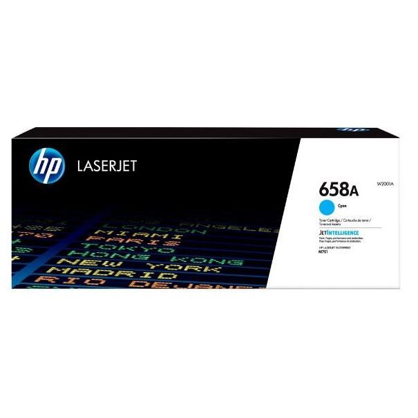 Картридж лазерный HP 658A W2001A голубой (6000стр.) для HP CLJ Enterprise M751