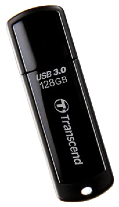 Флешка USB Transcend Jetflash 700 128ГБ, USB3.0, черный