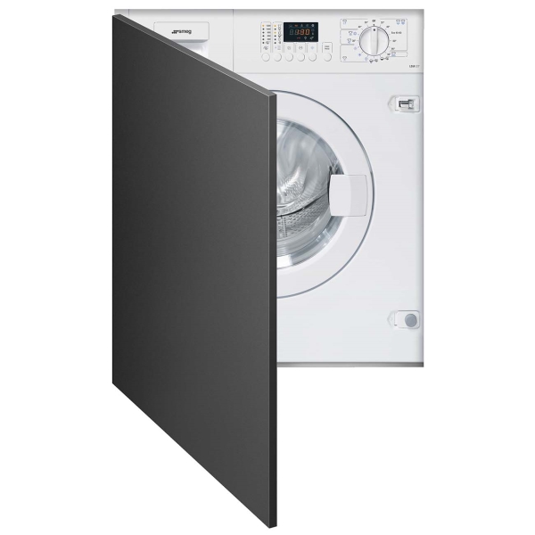 Стиральные машины SMEG/ Встраиваемая стиральная машина с сушкой, 60 см, 7/4 кг, цвет белый