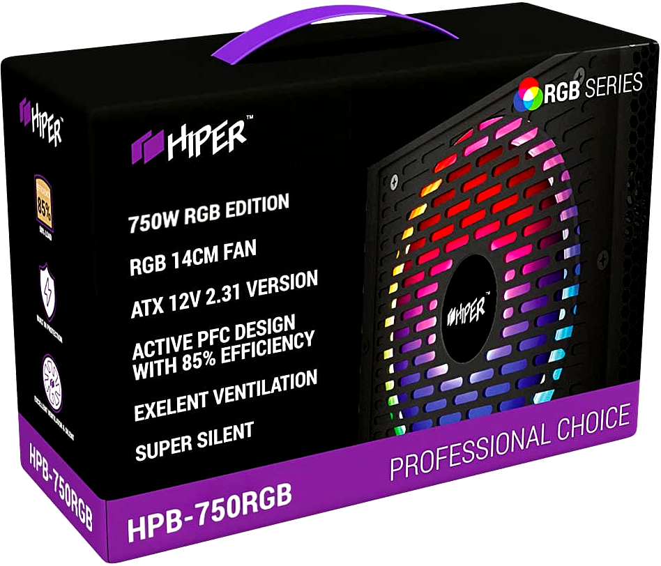 Блок питания 750W HIPER HPB-750RGB