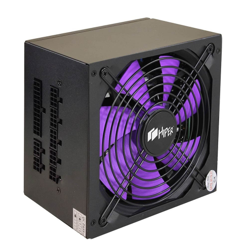 Блок питания 800W PSU HIPER HPB-800FM (ATX 2.31, ActivePFC, 140mm fan, Full-modular, Black), 80+, B
