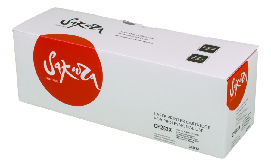 Картридж лазерный SAKURA SACF283X (83X/CF283X), черный, 2200 страниц