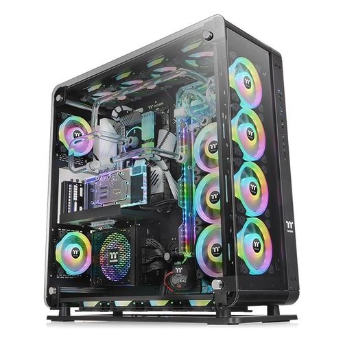 Корпус Thermaltake Core P8 TG черный без БП ATX 2x200mm 2xUSB2.0 2xUSB3.0 audio bott PSU