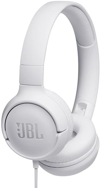 Наушники JBL Tune 500, 3.5 мм, накладные, белый
