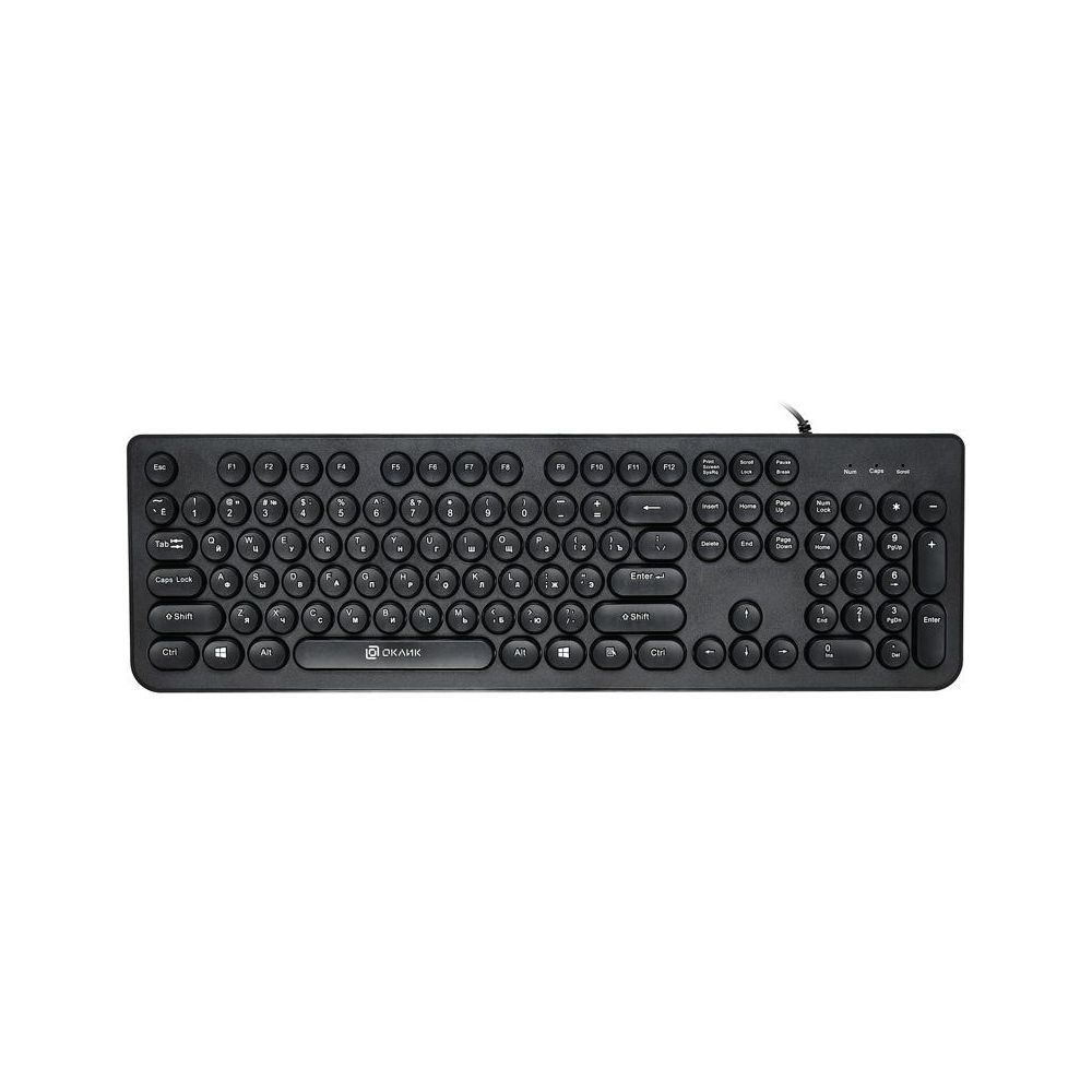 Клавиатура Oklick 400MR,  USB, черный [1070512]