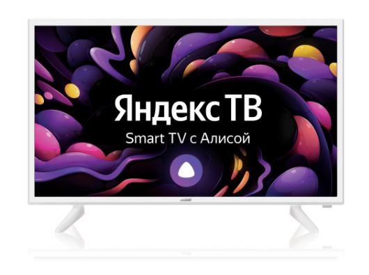 32" Телевизор BBK 32LEX-7290/TS2C, HD, белый, СМАРТ ТВ, Яндекс.ТВ