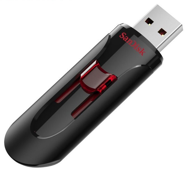 Флешка 64Gb USB 3.0 Sandisk Cruzer Cruzer Glide, черный (SDCZ600-064G-G35)