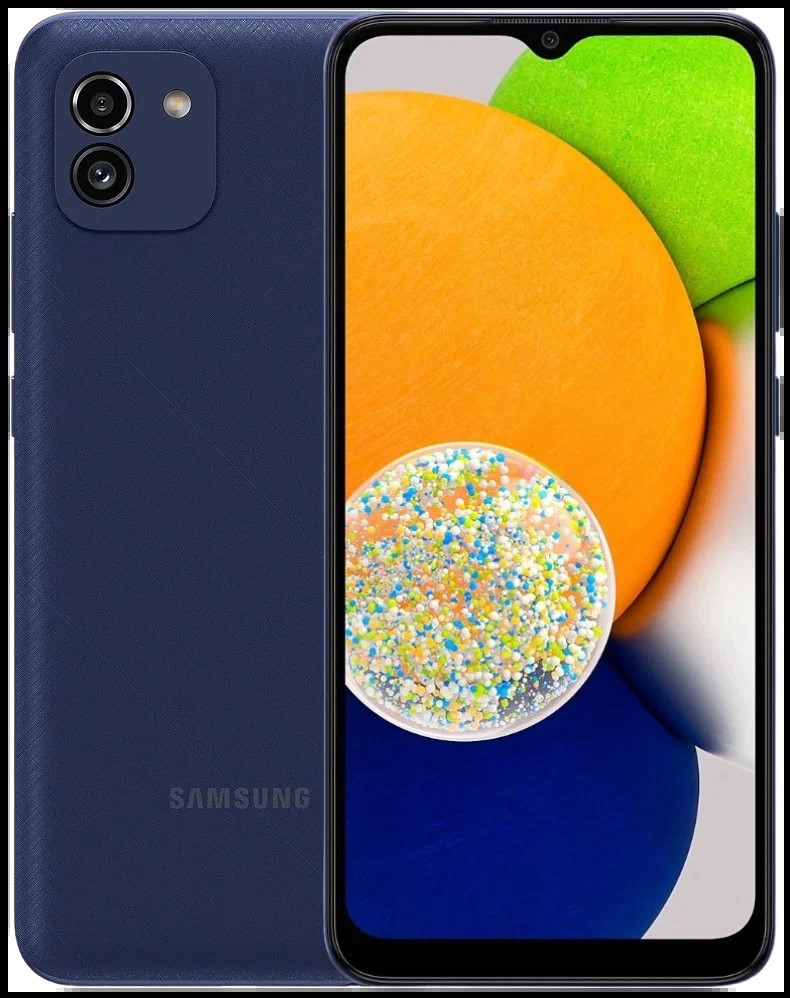 Смартфон Samsung Galaxy A03 3/32GB Синий