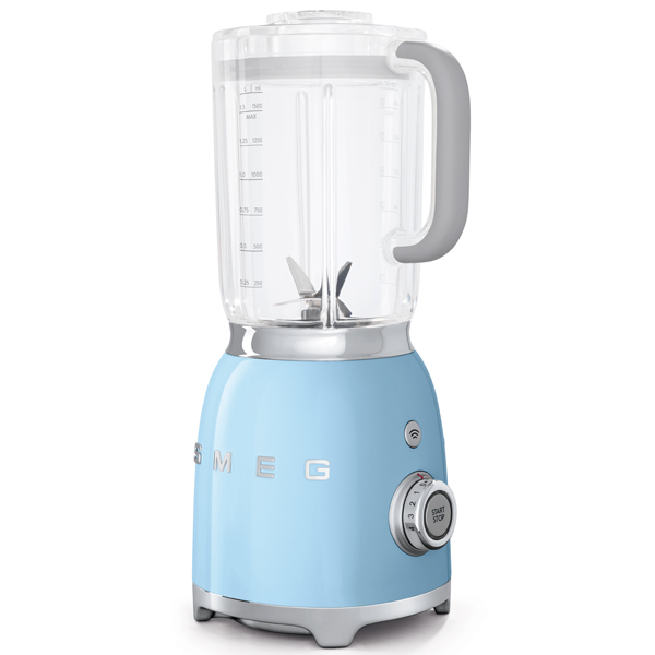 Стационарный блендер Smeg BLF01PBEU, 800 Вт, пастельный голубой