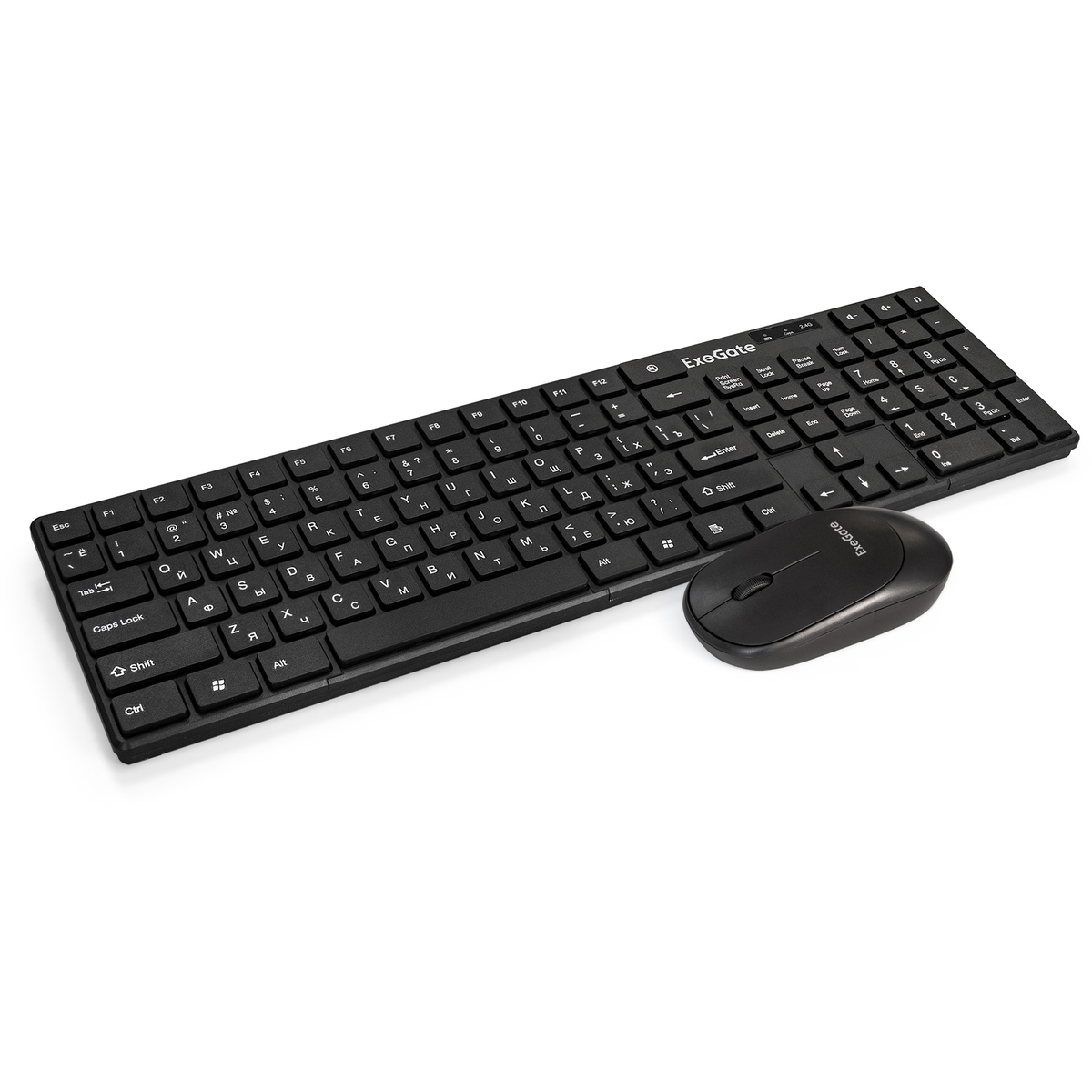 Клавиатура + мышь Exegate Professional Standard Combo MK330, беспроводной, USB, черный