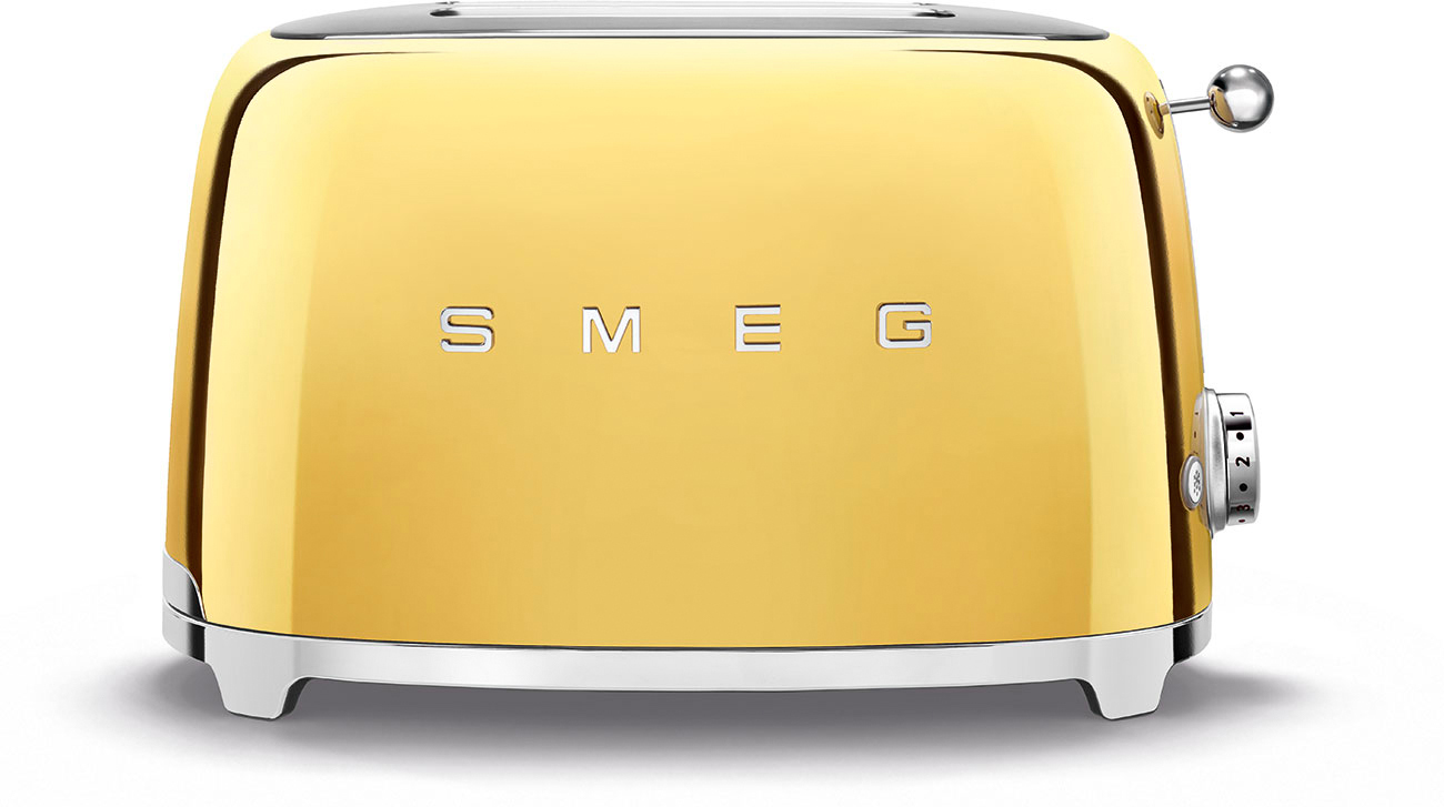 Тостер Smeg TSF01GOEU, золото