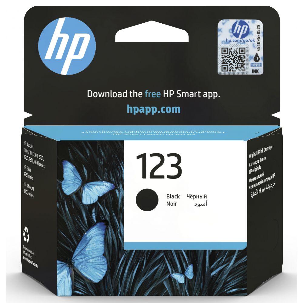 Картридж струйный HP 123 (F6V17AE)