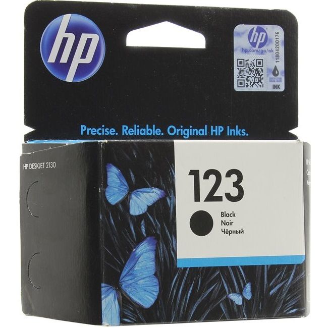 Картридж струйный HP 123 (F6V17AE)