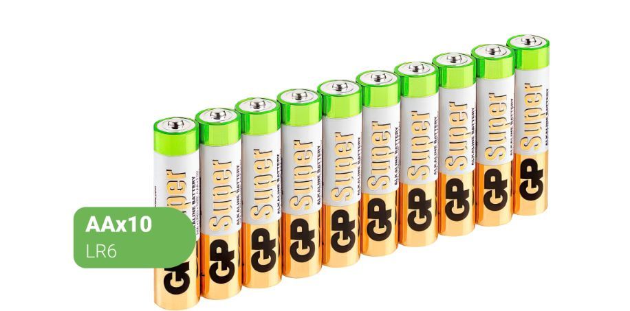 Батарея GP Super Alkaline 15A LR6 AA (10шт)