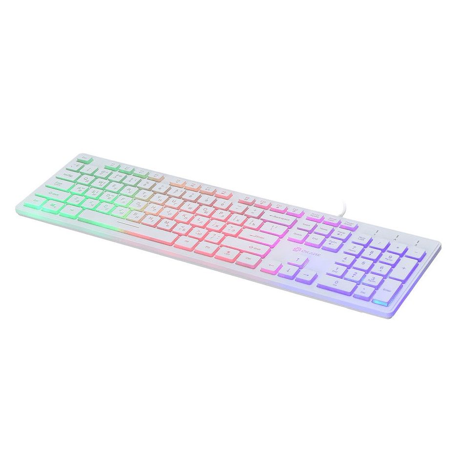 Клавиатура Oklick 550ML,  USB, белый [1061618]