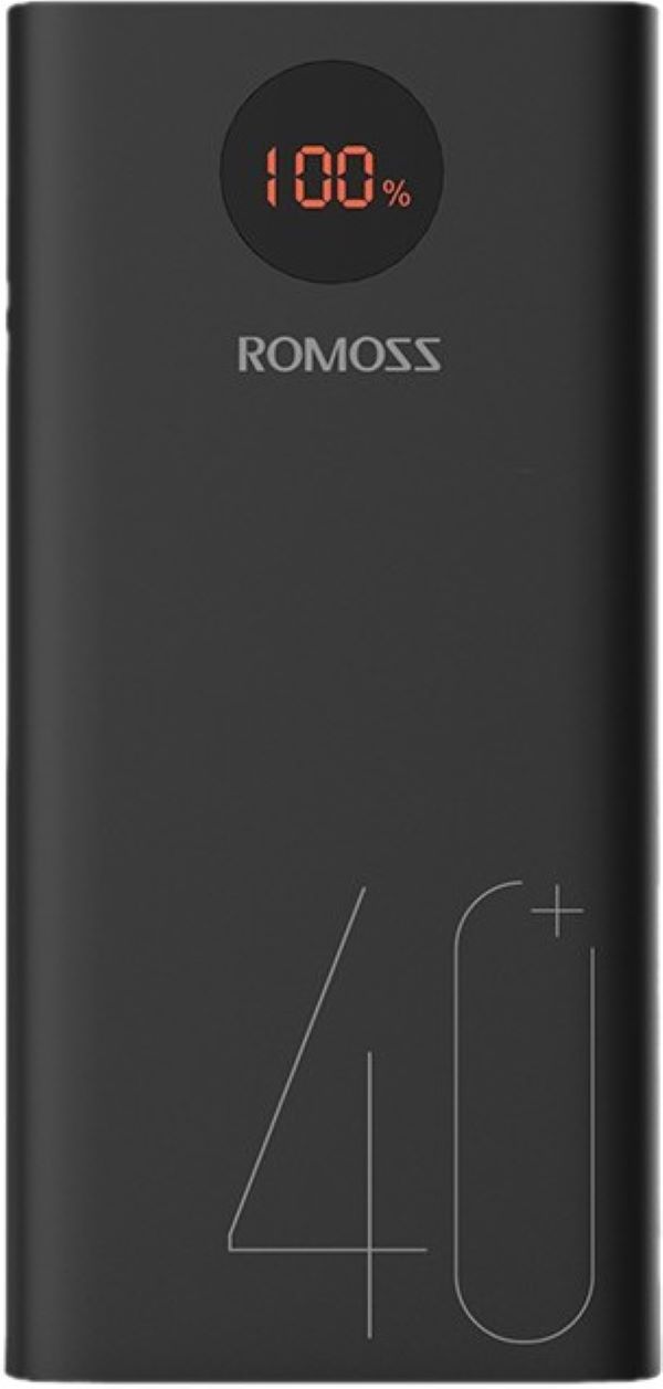Внешний аккумулятор (Power Bank) Romoss PEA40,  40000мAч,  черный