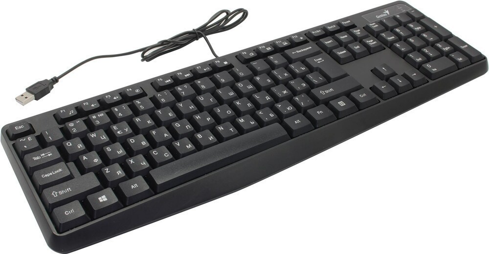 Клавиатура проводная узкая Genius Smart KB-117 USB