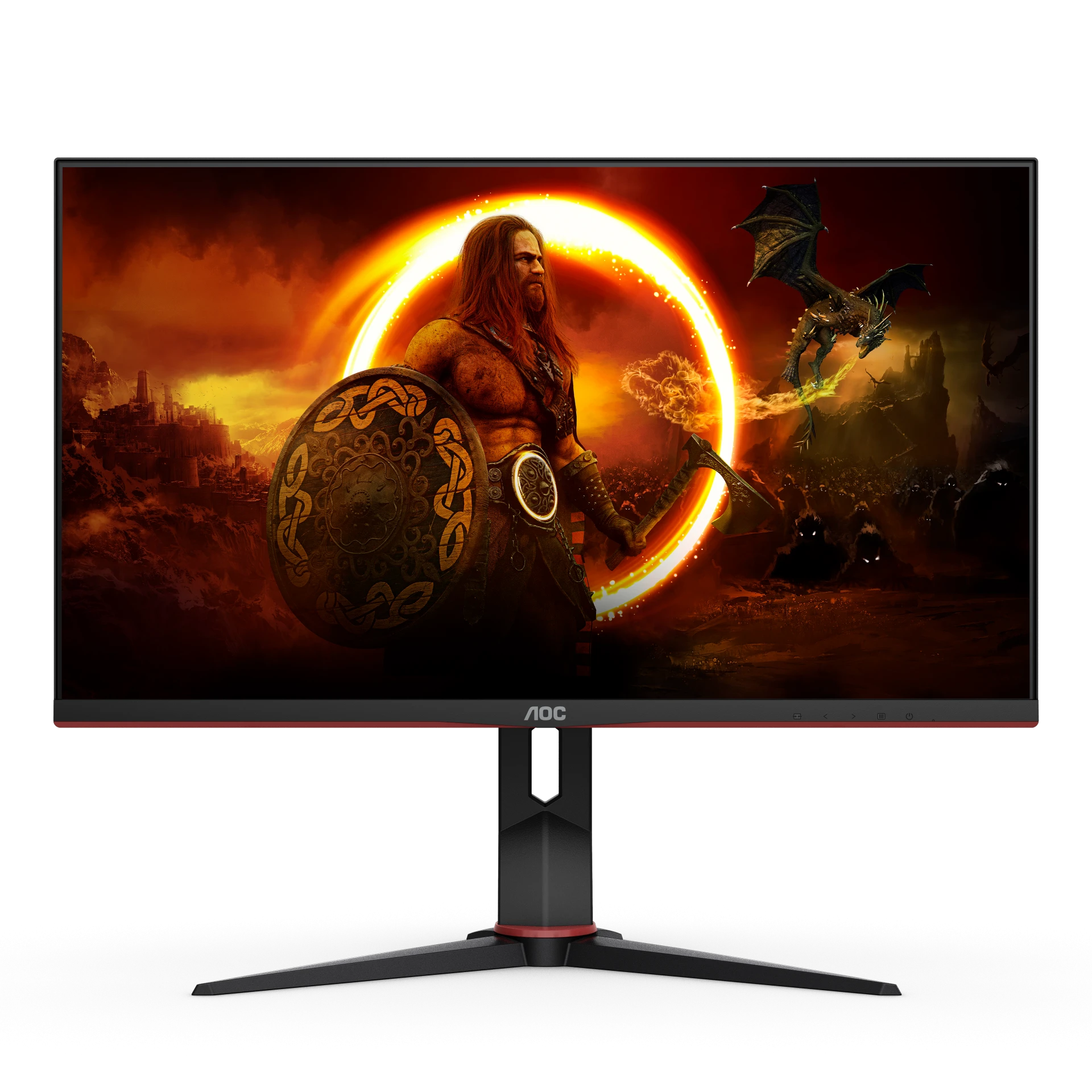 28"Монитор U28G2XU AOC, 3840x2160, +2xHDMI 2.0, +2xDisplayPort 1.4, +4xUSB 3.2, +MM, FreeSync