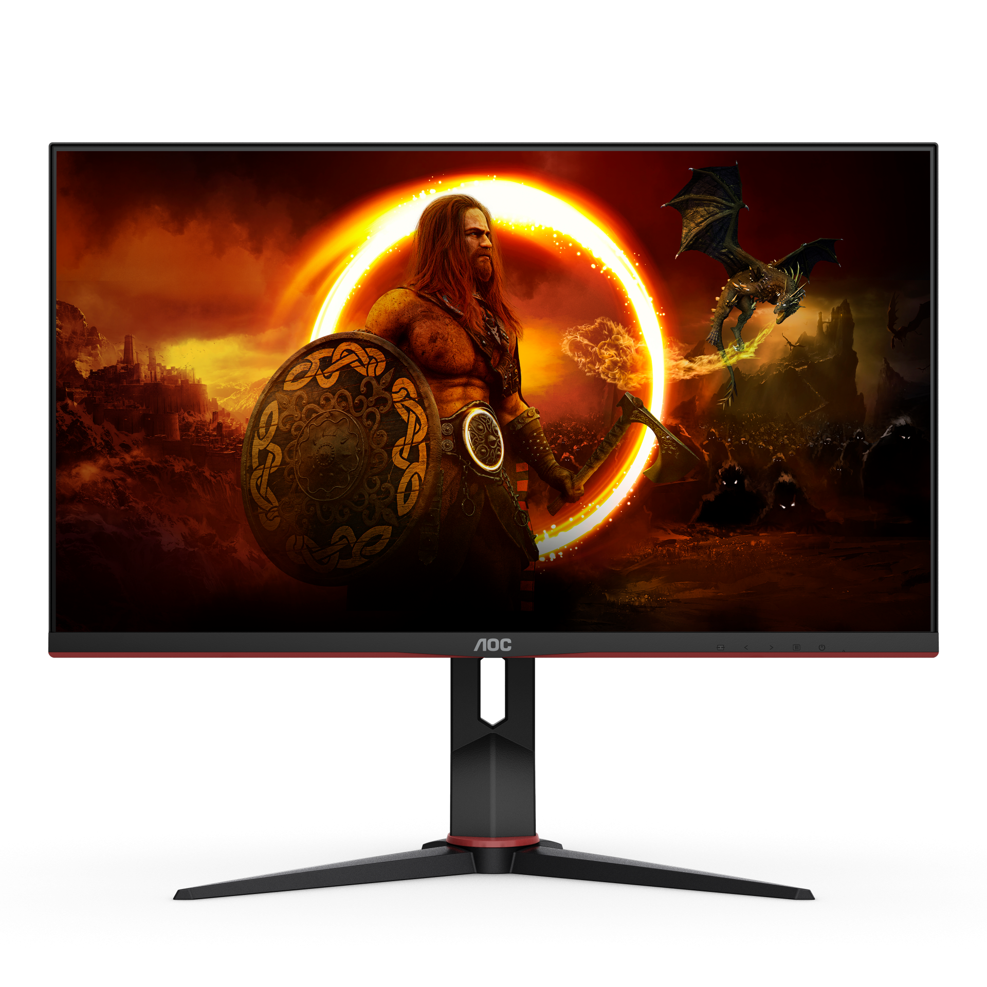 28"Монитор U28G2XU AOC, 3840x2160, +2xHDMI 2.0, +2xDisplayPort 1.4, +4xUSB 3.2, +MM, FreeSync