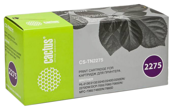 Картридж BLACK  / 2240 / 2240R 2.6K CS-TN2275S CACTUS