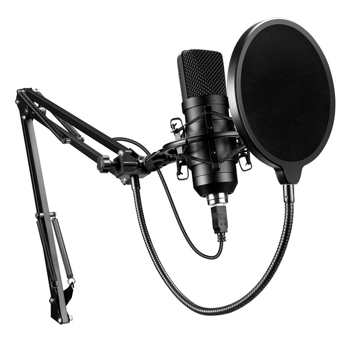 Микрофон Oklick SM-700G,  черный [1456135]
