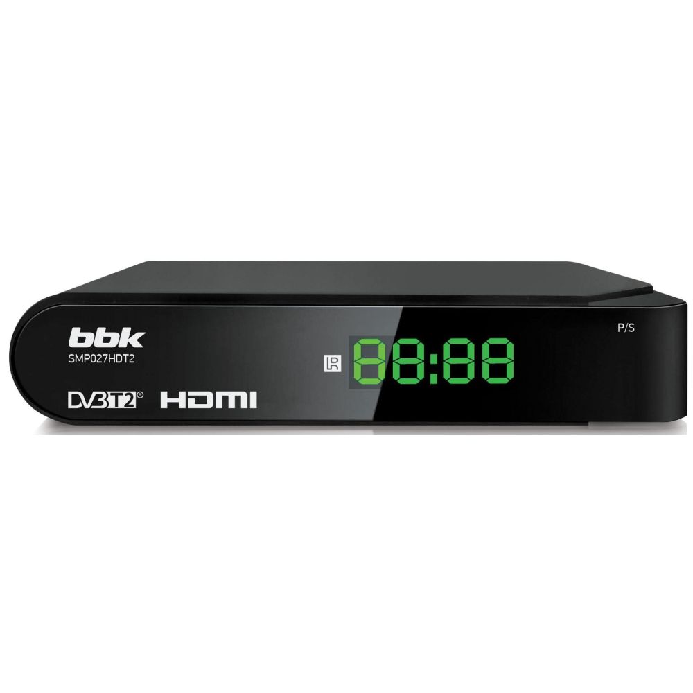 Ресивер DVB-T2 BBK SMP027HDT2 черный