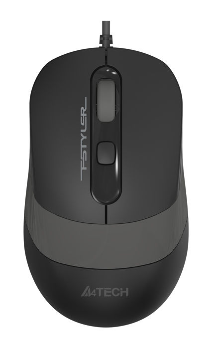 Мышь A4Tech Fstyler FM10 черный/серый оптическая (1600dpi) USB (4but) FM10 GREY